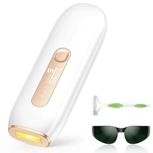 Permanent Laser Hair Remover 9 Levels Pain-free IPL Hair Removal 3-in-1 Upgraded