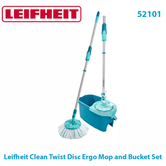 Leifheit Clean Twist Disc Ergo Mop and Bucket Set 52101