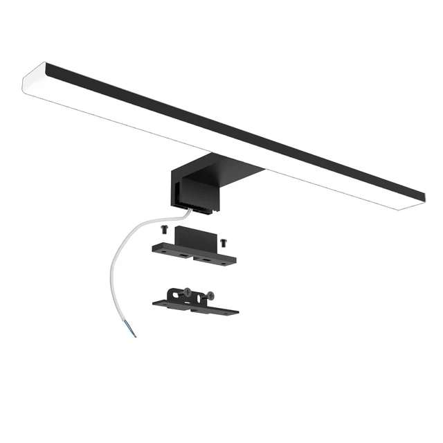 Lampe Miroir Salle De Bain DILUMEN 50cm LED 10W 4000K - Applique Murale IP44 - 3 Modes D'Installation