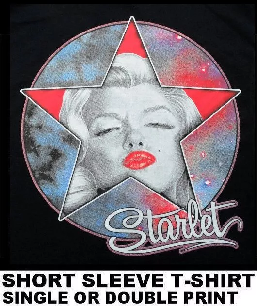 Beautiful Sexy Iconic Super Movie Star Marilyn Monroe Celebrity Art T-Shirt X127