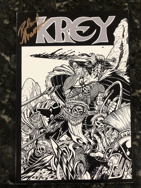 Krey Vol 1 TPB & The Mantus Files Vol 1 TPB 2022 - Silverline Comics - SIGNED 2