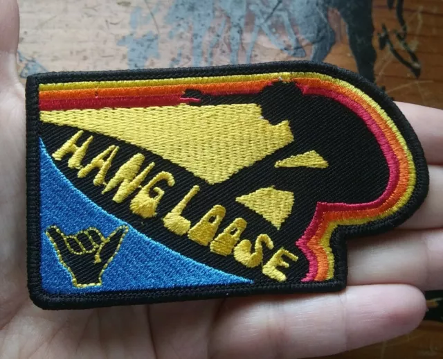 Vintage SURFING Hang Loose skater Old School Surfing Sew On Collectors Patch