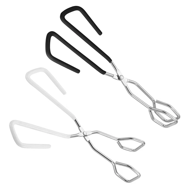 Set 6 Pezzi - 3 Pinze E 3 Forchette In Acciaio Inox Per Lumache, Antiruggine, Utensili Da Cucina Multiuso - 2