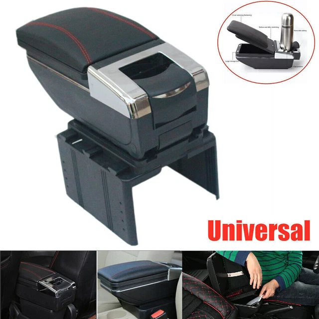 Universal PU Car Center Console Armrest Storage Box Central Store Content Box