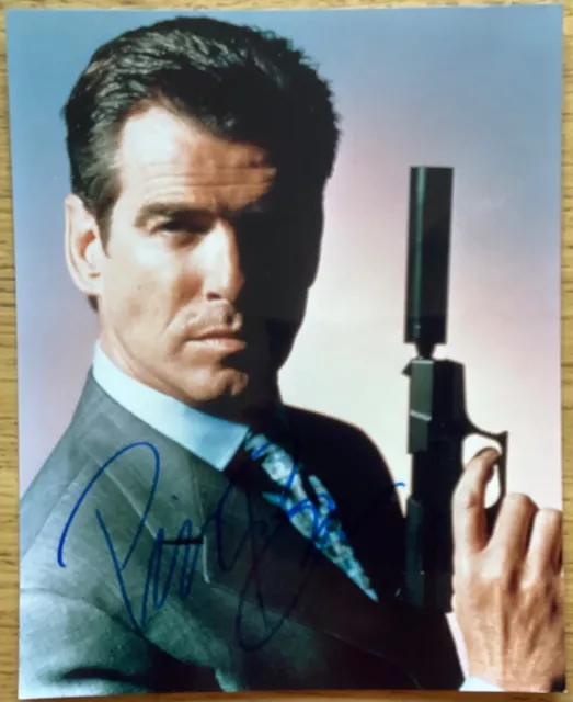 Pierce Brosnan, Autograph photo as James Bond with COA