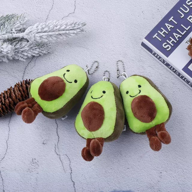 13cm Avocado Keychain Früchte Plüschtier Puppe Schlüsselanhänger Kind Spielz.di