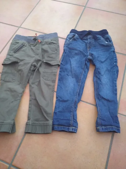 2 X Pantaloni Lunghi Ragazzi TU 2-3 anni