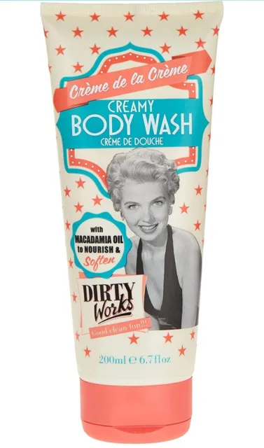 Dirty Works Crème de la Crème Creamy BODY WASH 200ml