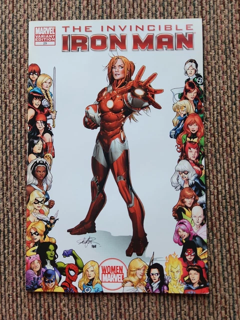 Invincible Iron Man #29 Salvador Larroca Women Of Marvel Variant Cover VHTF