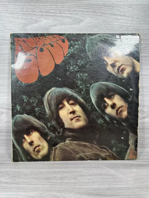 THE BEATLES - Rubber Soul - 1965 UK first pressing 14-track mono vinyl LP