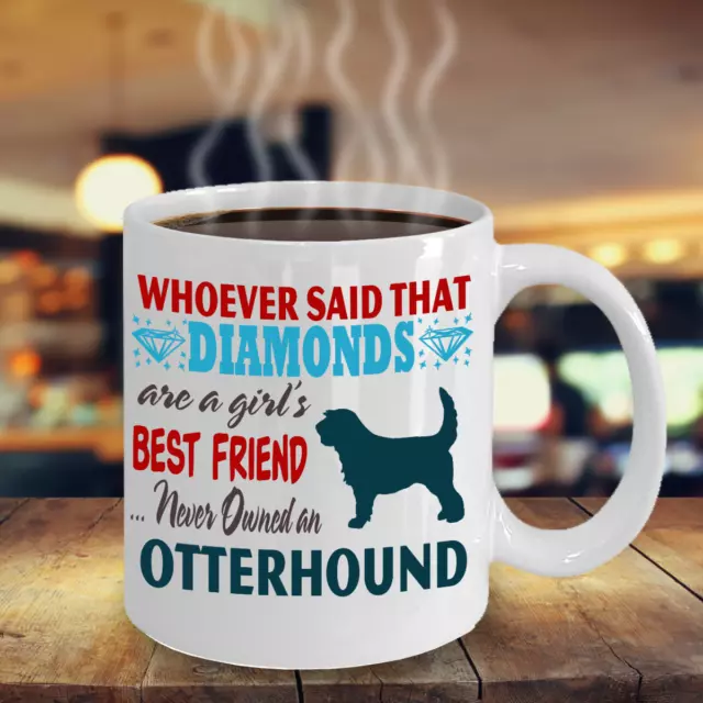 Otterhound dog,Otterhounds,Otterhound, British dog breed,scent hound,Cup,Mugs