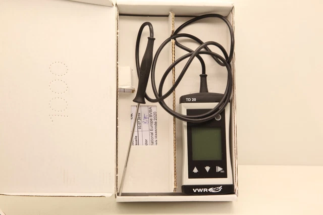 Vwr Termometer VWR TD 20 - Digital Thermometer with Probe - NEW £29.50 - PicClick UK