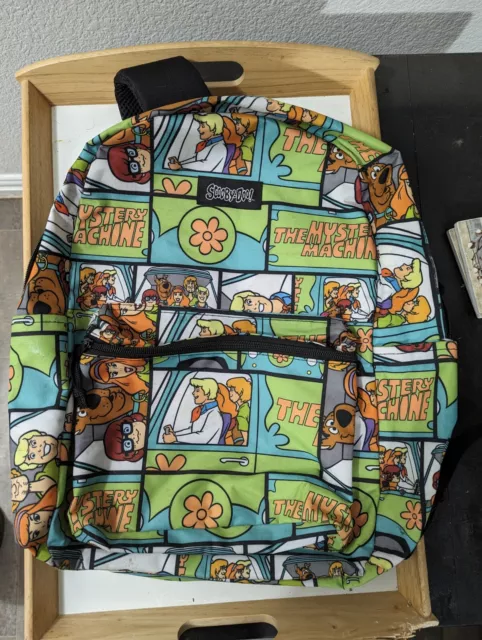 Scooby Doo Mystery Machine 17" Backpack WB Full Size School Bag NWOT New W/O Tag