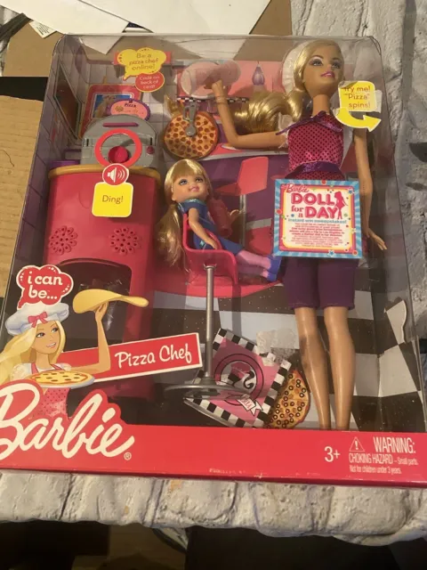 Barbie T2694 I Can Be Pizza Chef  New In Box