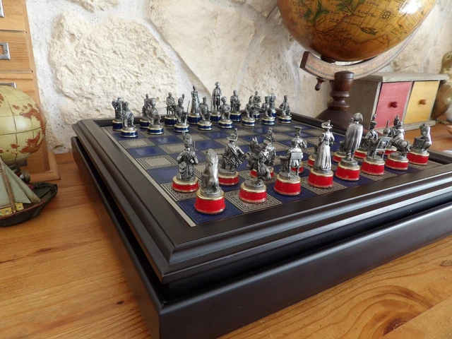 Jeu D'Échecs Napoléon – Bataille De Waterloo, Médailler Franklin, édition Collection
