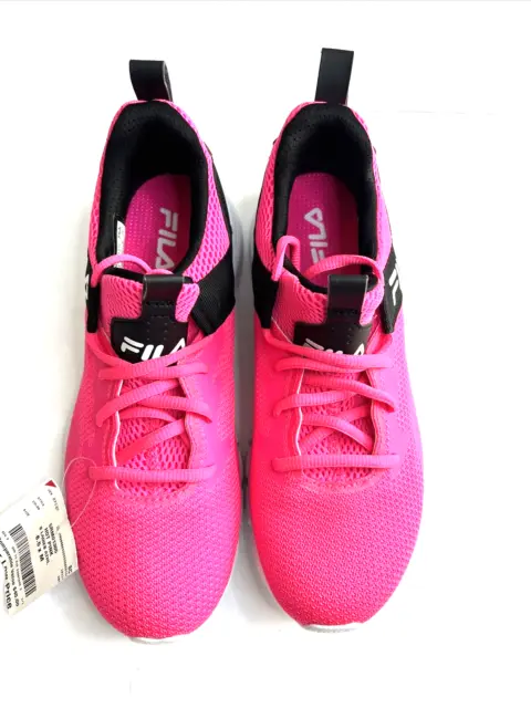 NEW Fila Pink & Black Running Shoes Sneakers Women Size 8.5