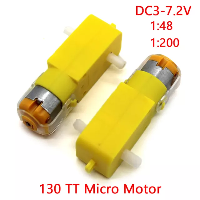 DC3-7.2V Gear Motor 130 TT Micro Motor for Smart Robot RC Model Vehicle Toy Car