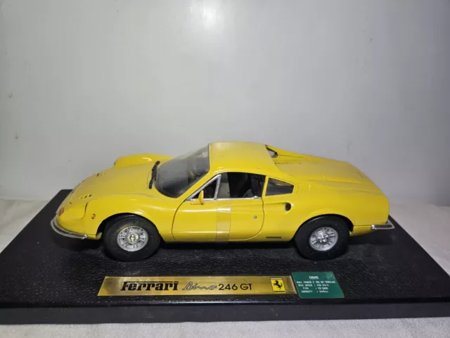 Anson 1:18 Ferrari Dino 246 GT. GELB Selten!!! Ovp