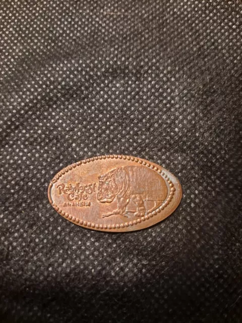 RAINFOREST CAFE ANAHEIM ELONGATED PENNY TOKEN!    e9087UXX