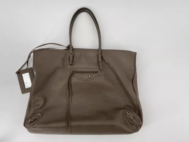 Balenciaga Papier A4 Tote in Taupe