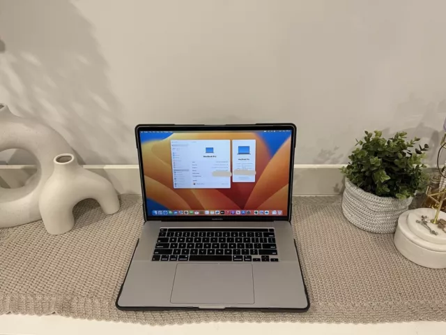 Apple Macbook Pro 2019 16" 1TB SSD - Intel i9 8-Core - 16 GB DDR4 Ram -  Ventura