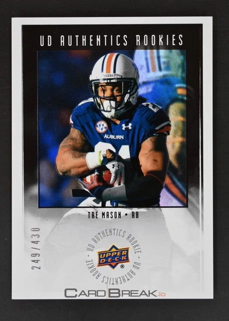 2014 Upper Deck #UA-54 Tre Mason 249/430 UD Authentics Rookies Auburn