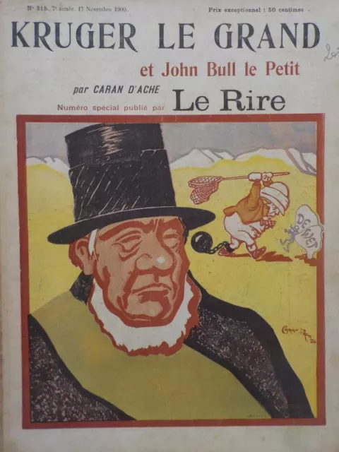 LE RIRE 1900 No. 315 Jugendstil. Spezial-Nummer Ohm Krüger. Caran d´Ache