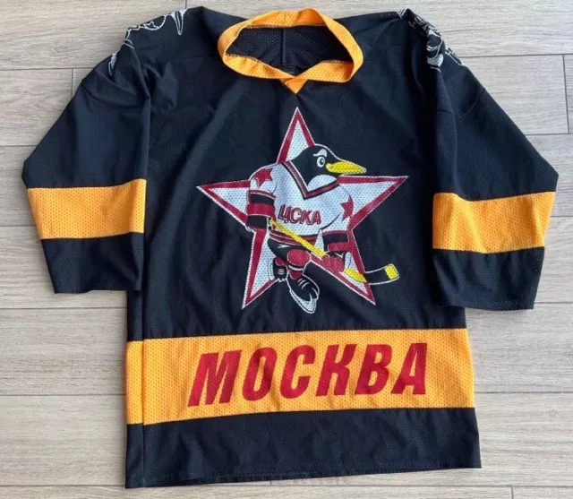 Russian Moscow Penguins, Pavel Bure, 90's, ice hockey jersey, maglia hockey