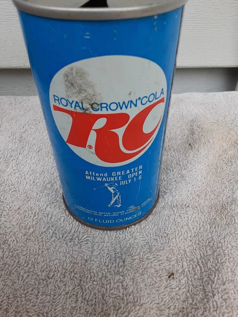 Rc Cola Milwaukee Open Golf  Straight Steel Soda Can Cans Empty Gar