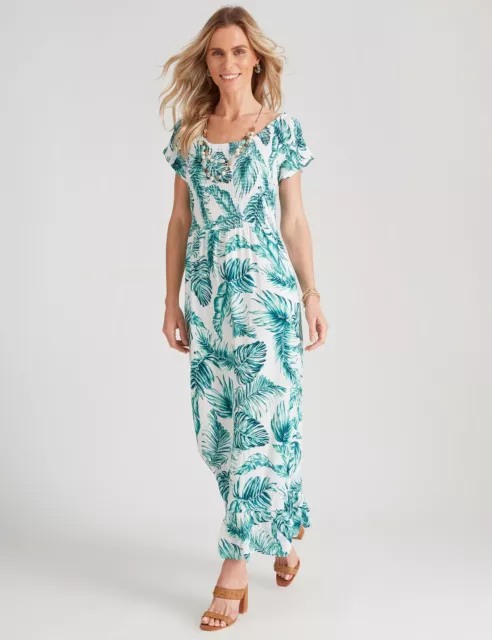 MILLERS - Womens Dress -  Maxi Dress With Bust Shirring