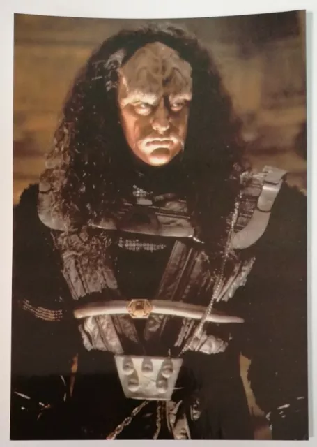 POSTCARD - *Unmarked* Star Trek 6"X4" 1994 Postcard Generations Klingon Warrior