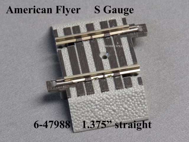 LIONEL AMERICAN FLYER FASTRACK 1 3/8" STRAIGHT S GAUGE 2 rail track 6-47988 NEW