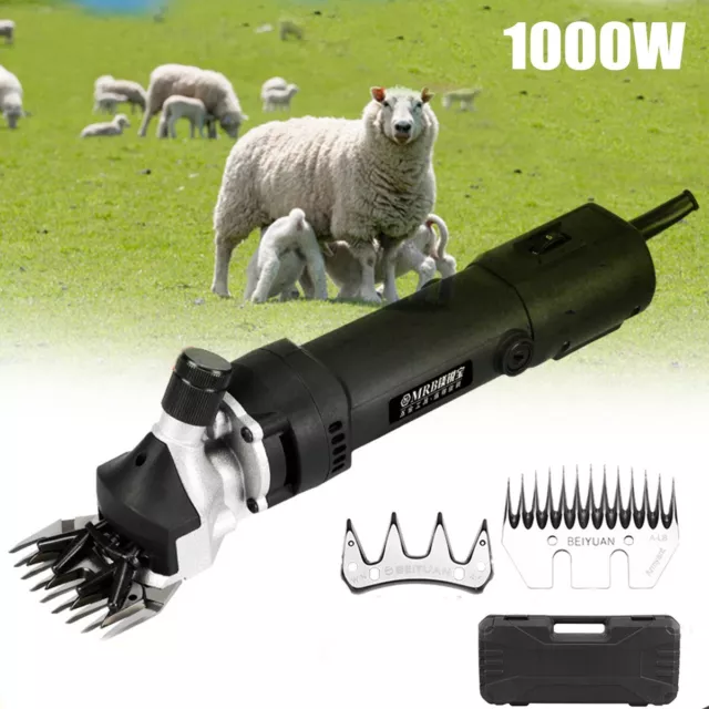 1000W Electric Sheep Goat Shearing Clipper Shears Cutter 6 Speed Adjustable DHL