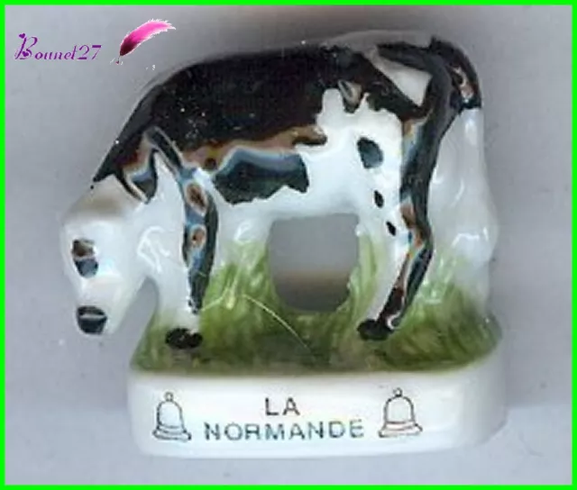 Feve de collection Les VACHE Edition Atlas " La Normande " Cow #A42