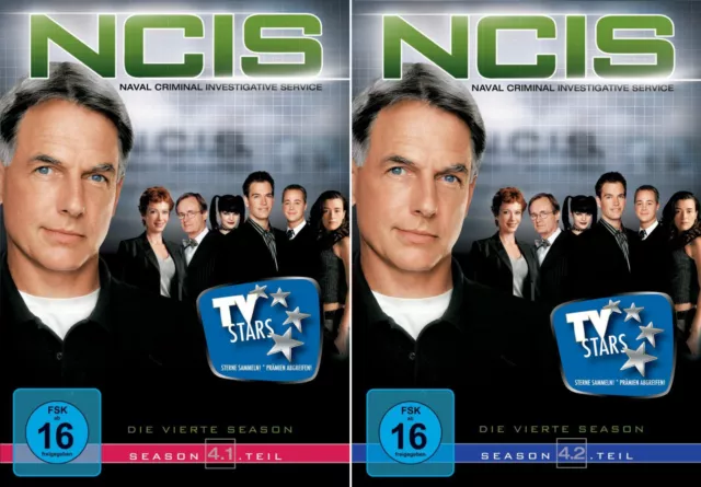 6 DVDs * NCIS -  STAFFEL / SEASON 4 ( 4.1 - 4.2 ) IM SET - NAVY # NEU OVP +