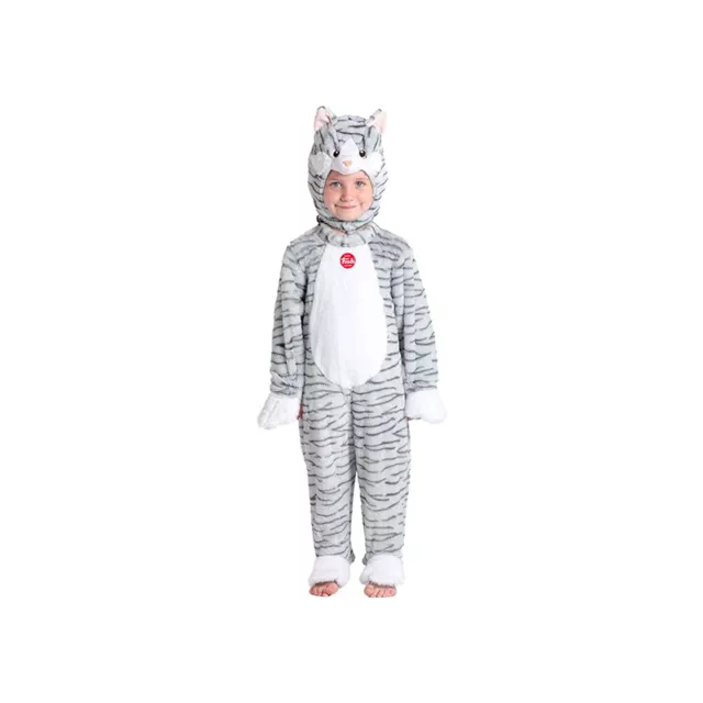 Costume Carnevale Tutina Tuta Pelouche Gatta Gattina Originale Trudi Bambino