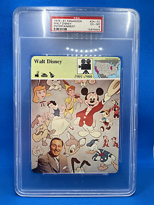 1979-81 Panarizon Card - Walt Disney - PSA 6 EX/MT! Registry Break!