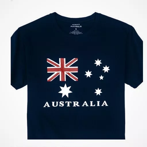 Men Adult Australian Australia Day Souvenir T-Shirt Short Sleeve Top Tee