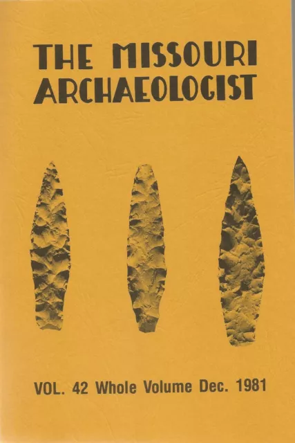 Missouri Archaeology Indian Book Kansas City, MO V42c, Nebo Hill
