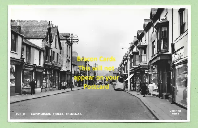 [9517] Monmouthshire R/P Postcard Commercial Street Tredegar