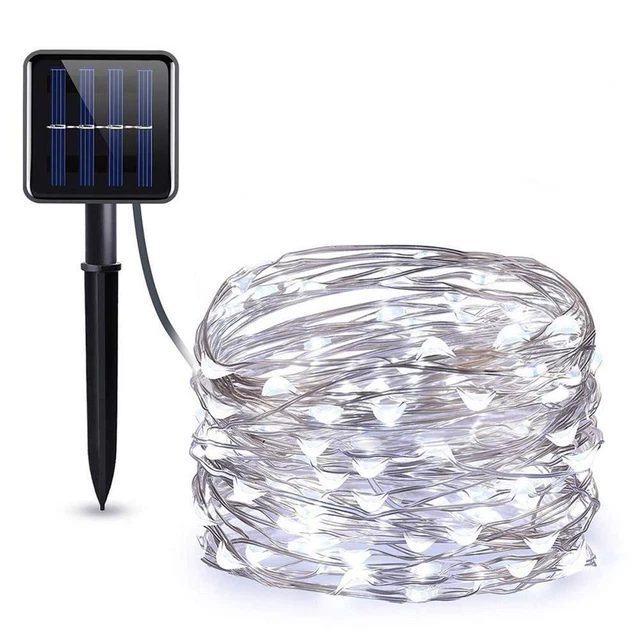 5V Christmas Lights Waterproof 8 Modes Party Lamps for Bedroom (20M-White Light)