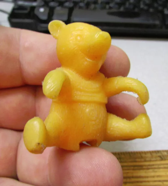 Vintage 1960s Cereal Box toy, Winnie the Pooh spoon sitter, Winnie the Pooh Bear