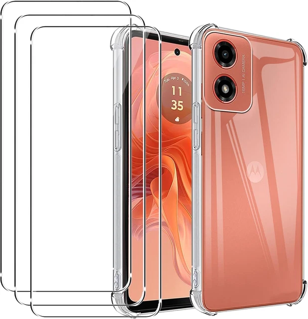 Étui Avec Anneau & Béquille Pour Motorola Moto E14 - Protection Antichoc (noir/bleu/rouge/or Rose/argent)