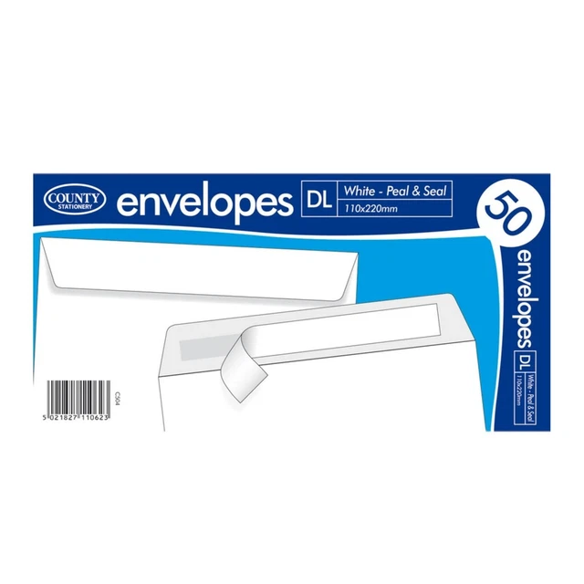 County Stationery Self Seal Envelope (Pack of 50) (SG19039)