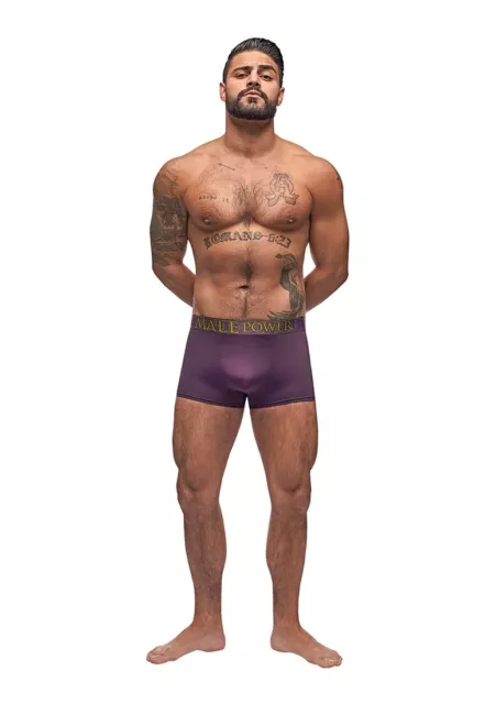 Boxer stendenti viola S - XL designer pantaloni sexy eleganti viola caldo