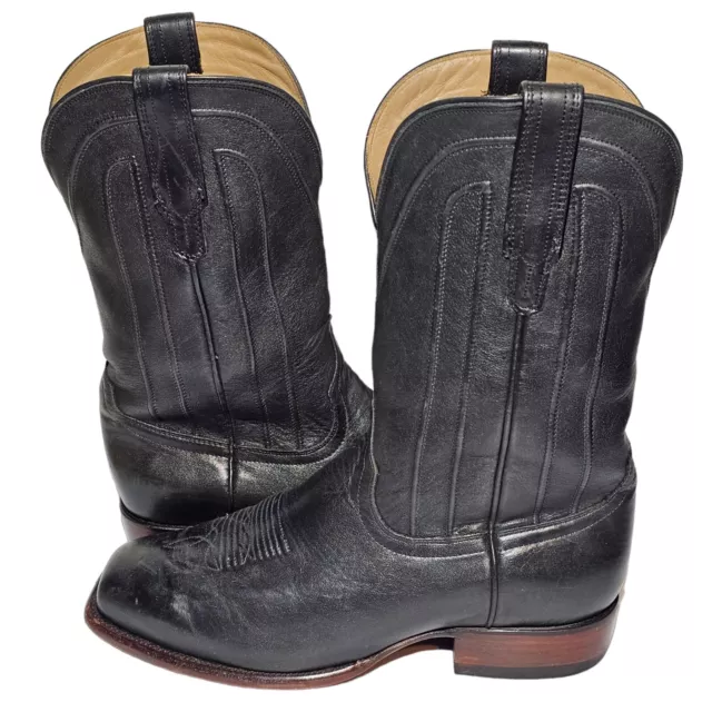 TECOVAS JACKSON MEN'S 11 EE Leather Western Cowboy Boots Square Toe ...