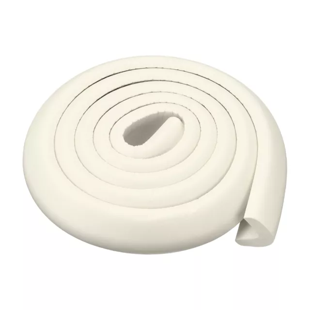 Coin Gardes Protecteurs 16.4ft(5M), Paquet Mousse Pare-chocs pour Meubles Blanc