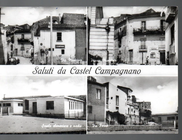 cartolina illustrata di--castel campagnano viaggiata per --san severo--foggia--d