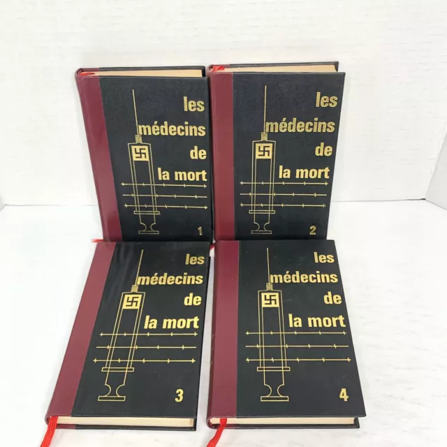 LES MÉDECINS DE LA MORT (Doctors of Death 1st Edition) P. AZIZ 1975 4 Book Set