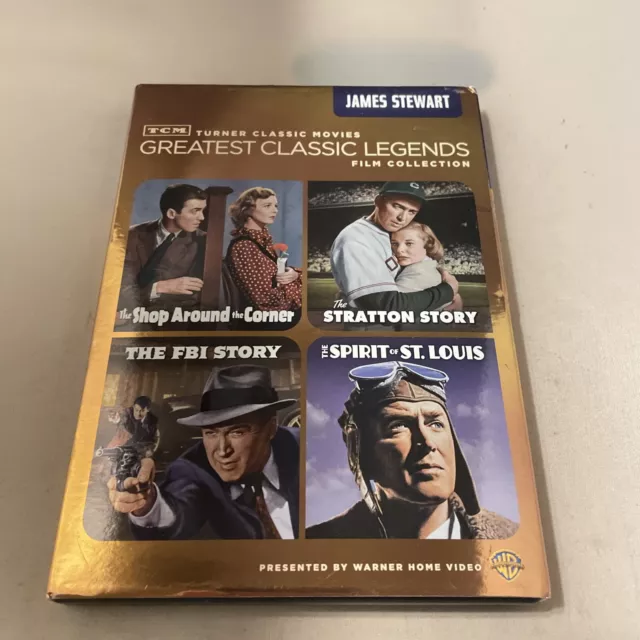 TCM: Greatest Classic Film Legends James Stewart Dvd 4-Disc Set